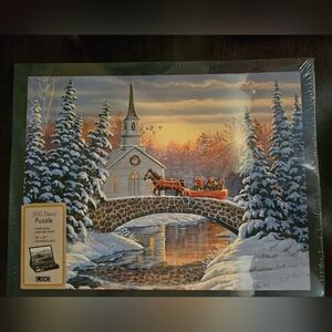 NWT Lang Holiday Sleigh Ride 500 Piece Puzzle